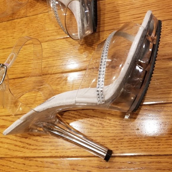 Clear Formal High Heel Platform Shoes - Picture 7 of 11